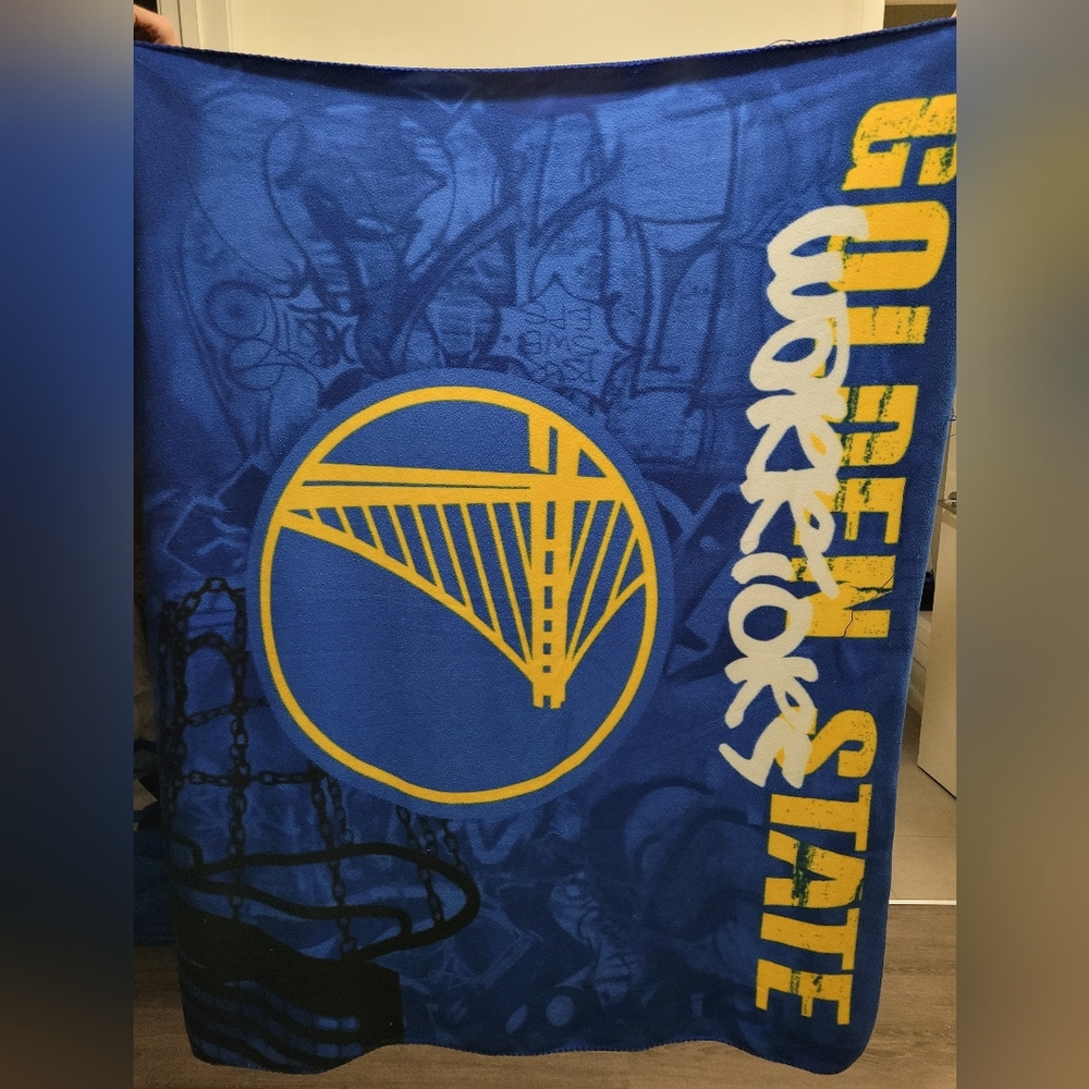 Golden State Warriors Blue Blanket
